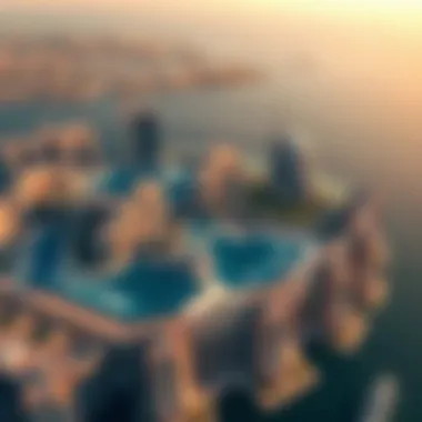 Aerial View of Palm Jumeirah Aerial view showcasing the stunning architecture of Palm Jumeirah