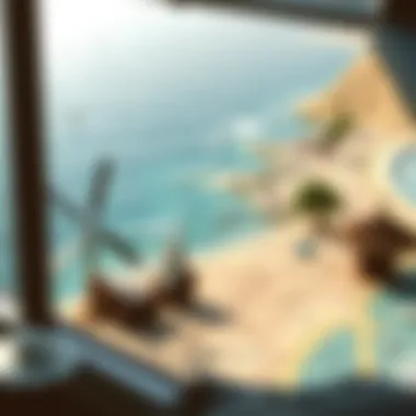 Navigating Coastal Gems: Beaches Around Dubai A map highlighting various beaches around Dubai