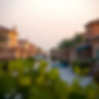 Family-friendly neighborhood with villas in Dubai