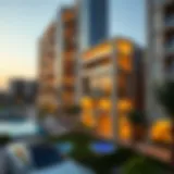 Luxurious apartment complex in Mohammed Bin Zayed City