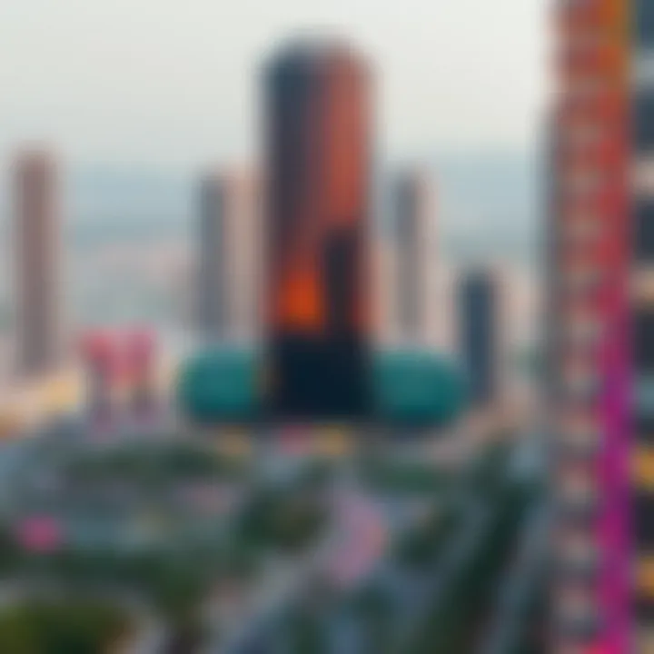 Urban Landscape of Mohammed Bin Zayed City Vibrant urban landscape of Mohammed Bin Zayed City