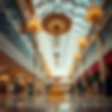 Architectural Elegance at Rigga Al Buteen Plaza Architectural details of the plaza reflecting cultural elements