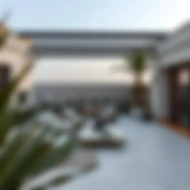 Elegant outdoor space emphasizing relaxation and peaceful lifestyle