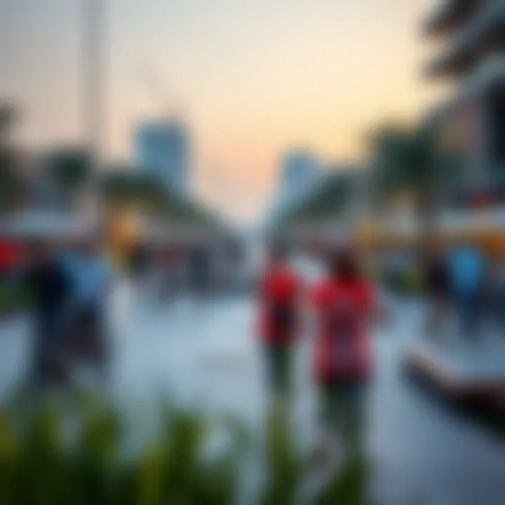 Dynamic Lifestyle at شاطى البطين Vibrant lifestyle scenes at شاطى البطين with people enjoying outdoor activities