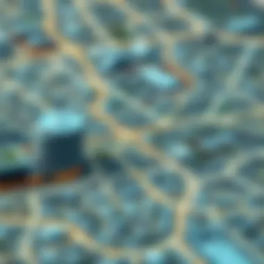 Map of Silicon Oasis Metro and surrounding areas