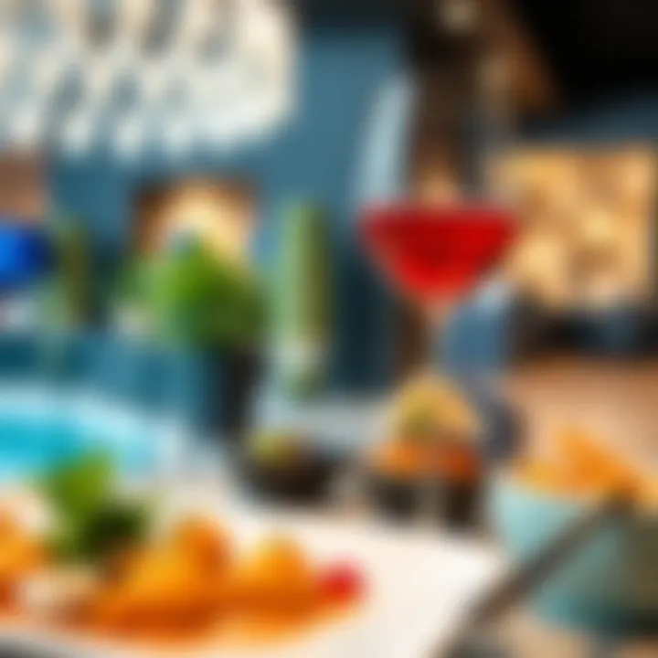 Gourmet Dining Options Gourmet dining options at Dubai Airport lounges