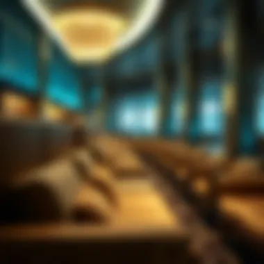 Lavish Lounge Seating Lavish lounge seating in Dubai Airport