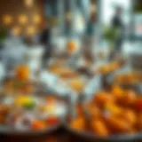 A vibrant spread of traditional Emirati breakfast dishes