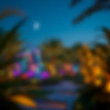 Themed zones showcasing environmental themes