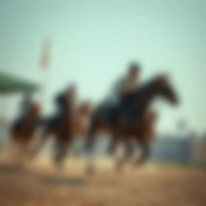 Equestrian Competition A stunning equestrian competition depicting skill and elegance