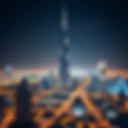 A breathtaking view of the Burj Khalifa towering over Dubai's skyline