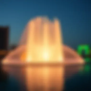 The enchanting beauty of the Dubai Fountain dancing in sync with music