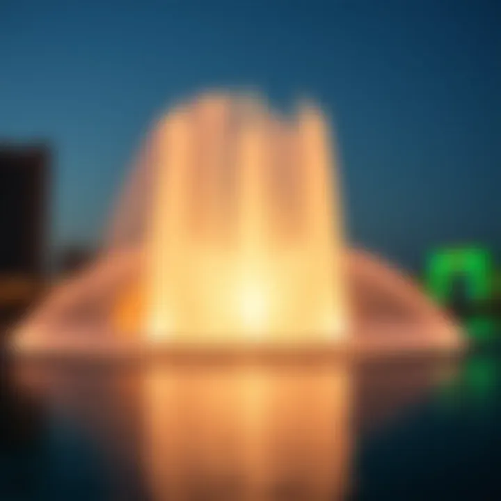 The enchanting beauty of the Dubai Fountain dancing in sync with music