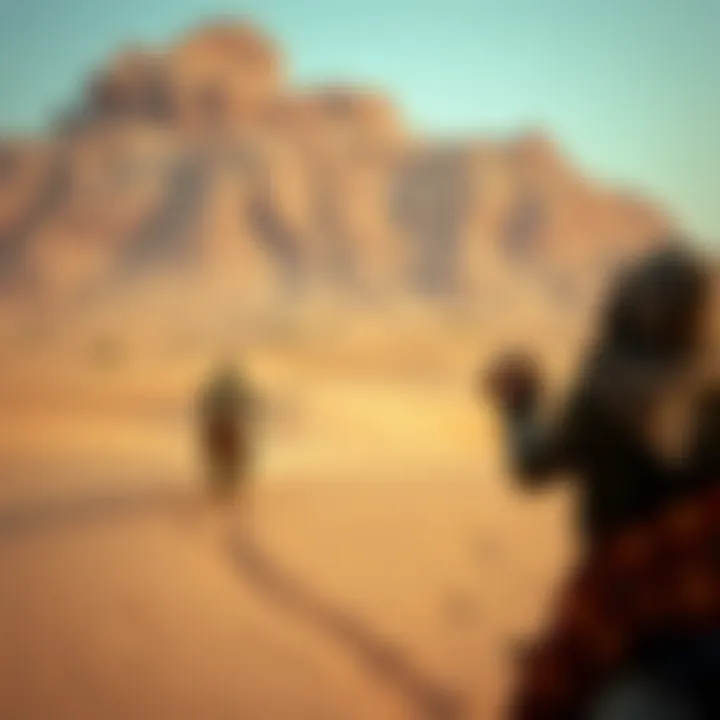 Desert Adventures in Dubai A scenic desert landscape inviting adventure