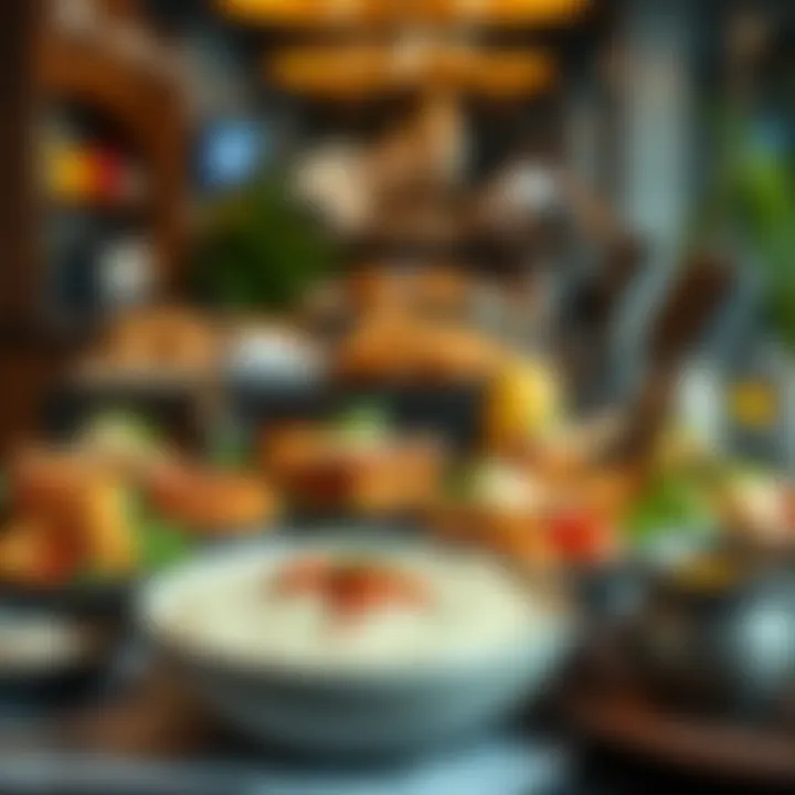 Culinary Treasures of Dubai A delectable spread of traditional Emirati cuisine