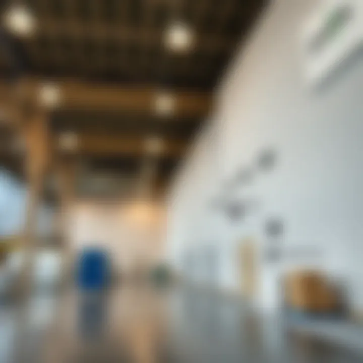 Map of Al Quoz indicating strategic warehouse locations