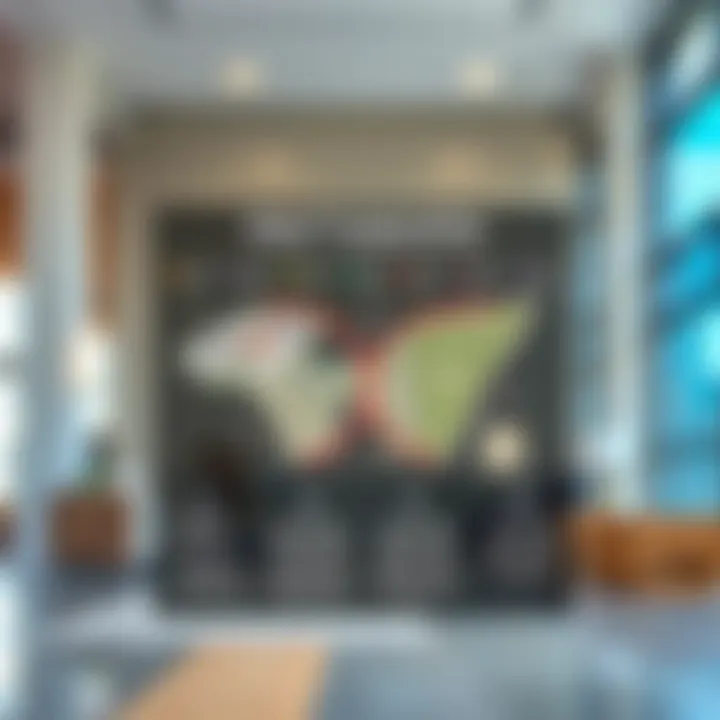 Infographic on zoning regulations affecting warehouses in Al Quoz