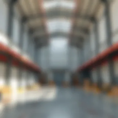 Interior of a Modern Warehouse in Ras Al Khor Modern warehouse interior designed for efficient operations
