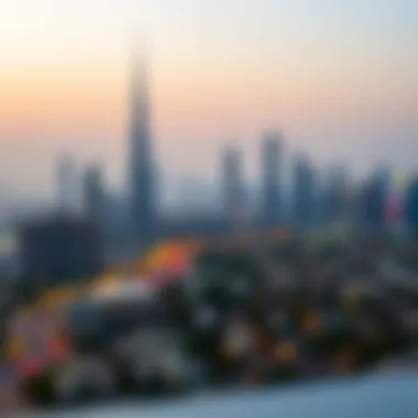 A scenic view of Dubai's skyline during a holiday