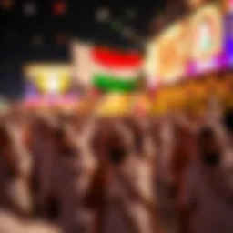 A vibrant celebration during UAE National Day