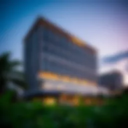 Exterior view of Hyatt Regency Creek Heights showcasing its modern architecture