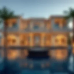 Luxurious waterfront villa in Dubai