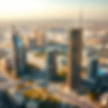 Surroundings of Nassima Tower Surrounding landscape of Nassima Tower depicting urban connectivity