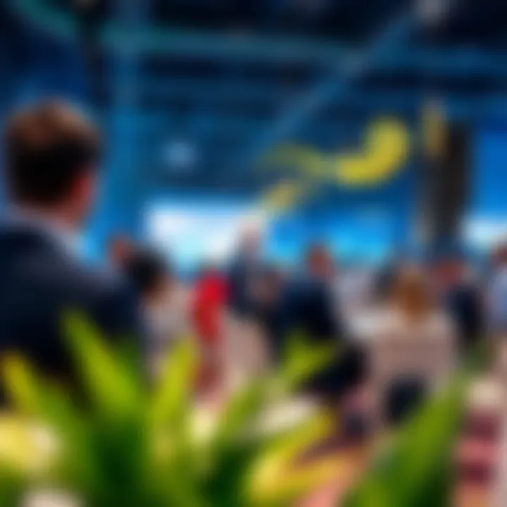 Corporate Networking Event Professional networking event in a corporate setting