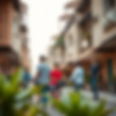 Vibrant community lifestyle in a Dubai neighborhood