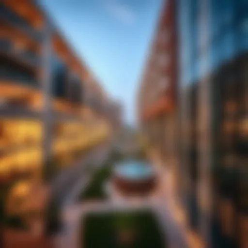 Modern Architecture in NMC Al Majaz 1 Panoramic view of NMC Al Majaz 1 showcasing modern architecture