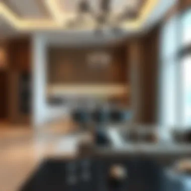 Luxurious apartment interior reflecting contemporary design in NMC Nahda