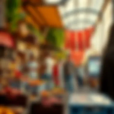 Vibrant local market in NMC Nahda highlighting lifestyle and community