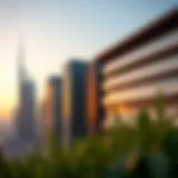 Stunning skyline view of NMC Nahda Dubai showcasing modern architecture