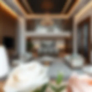 Elegant Interiors Reflecting Contemporary Lifestyle Luxurious interior design of a living space in Petalz