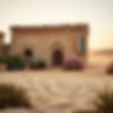 Cultural Heritage of the UAE A tranquil desert scene representing cultural heritage