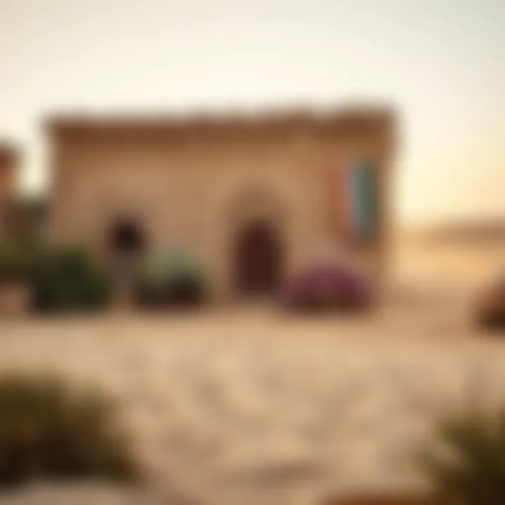 Cultural Heritage of the UAE A tranquil desert scene representing cultural heritage