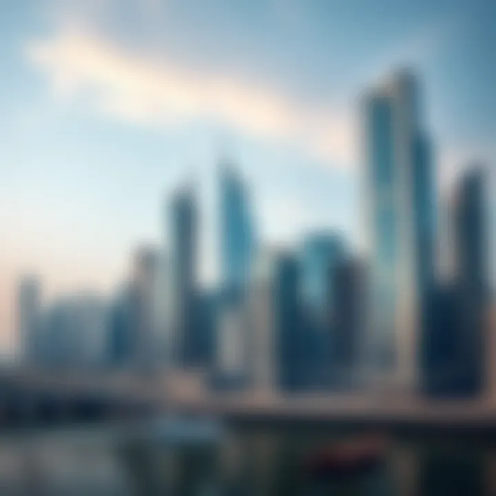 Modern Skyline of the UAE A modern skyline reflecting the UAE's progress