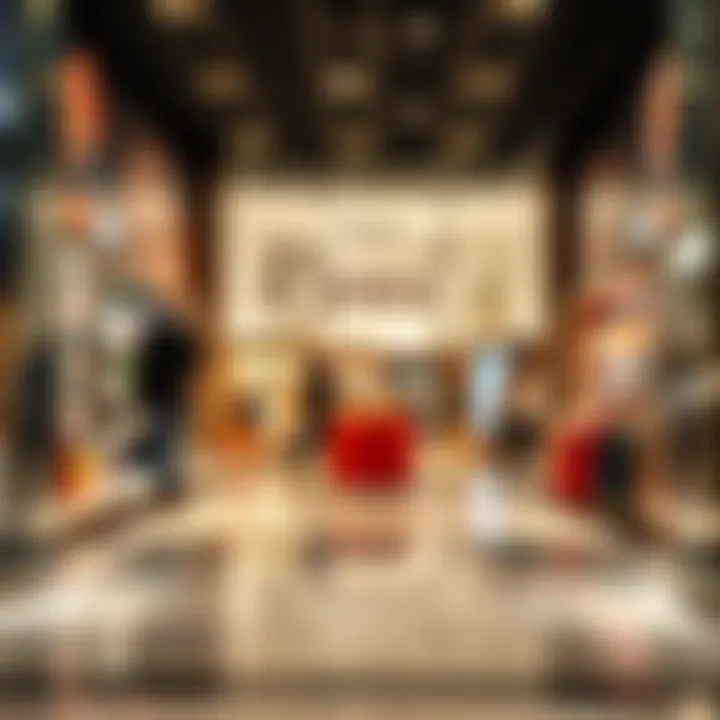 Modern consumer shopping behavior analysis with digital engagement.