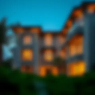 Exterior view of Sandoval Park Residence showcasing architectural elegance