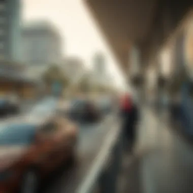 Lifestyle imagery capturing the essence of living along Sheikh Zayed Road