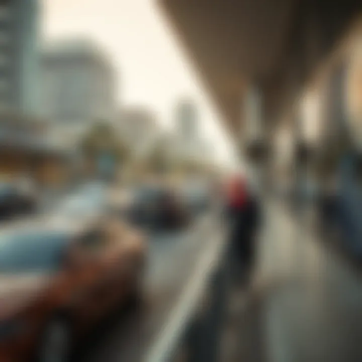 Lifestyle imagery capturing the essence of living along Sheikh Zayed Road