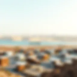 Stunning view of the Shorooq community landscape