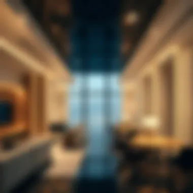 Interior Aesthetics of SkyDubai Interior design elements of SkyDubai highlighting modern aesthetics