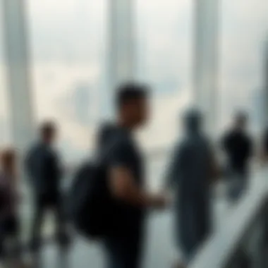 Engagement at SkyDubai Visitors engaging in activities at SkyDubai