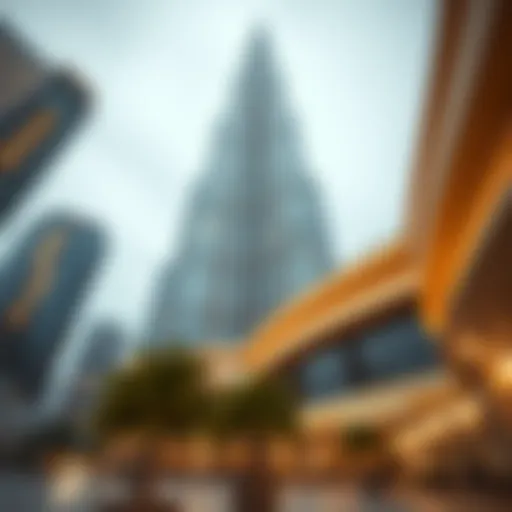 Exterior view of Burj Khalifa showcasing its sleek design