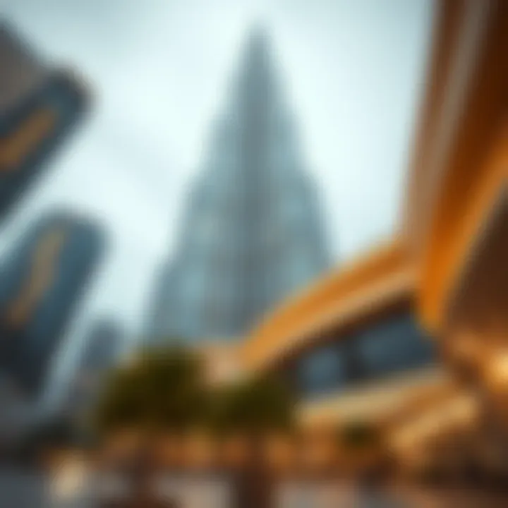 Exterior view of Burj Khalifa showcasing its sleek design