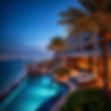 A panoramic view of The Beach at Jumeirah Beach Residence