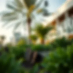 Serene park in Dubai showcasing lush greenery