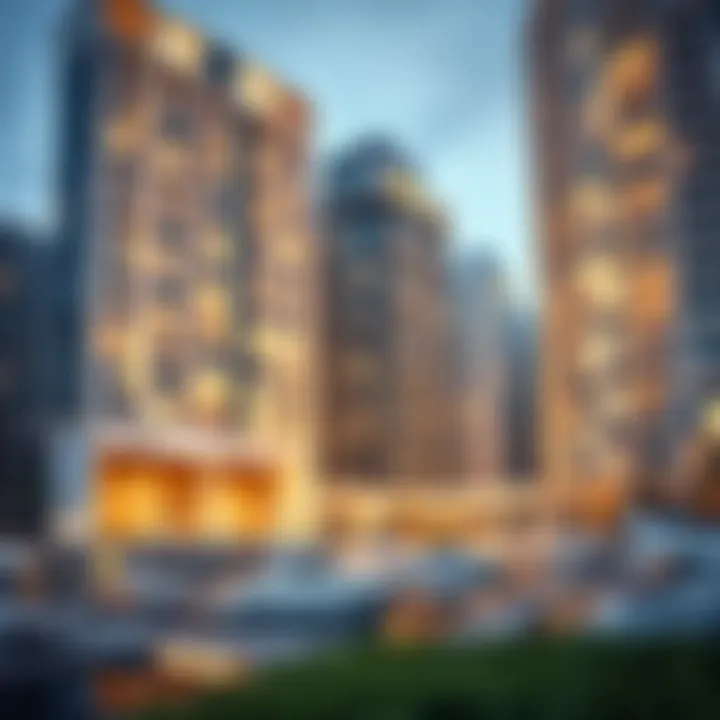 Architectural beauty of marina residences