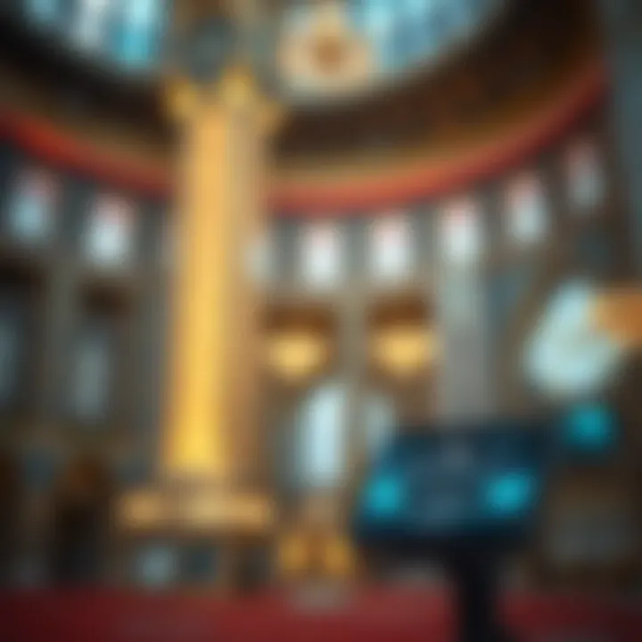 Modern technology interfacing with traditional practices in Dubai's mosques